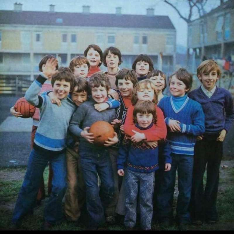 !970's photo Monkstown kids