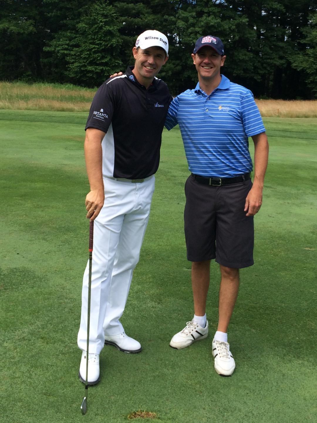 Andrew and Padraig Harrington