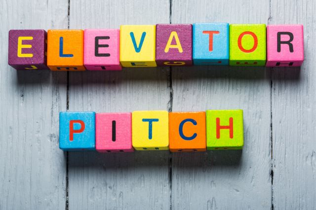 Elevator pitch graphic Elevator pitch pic