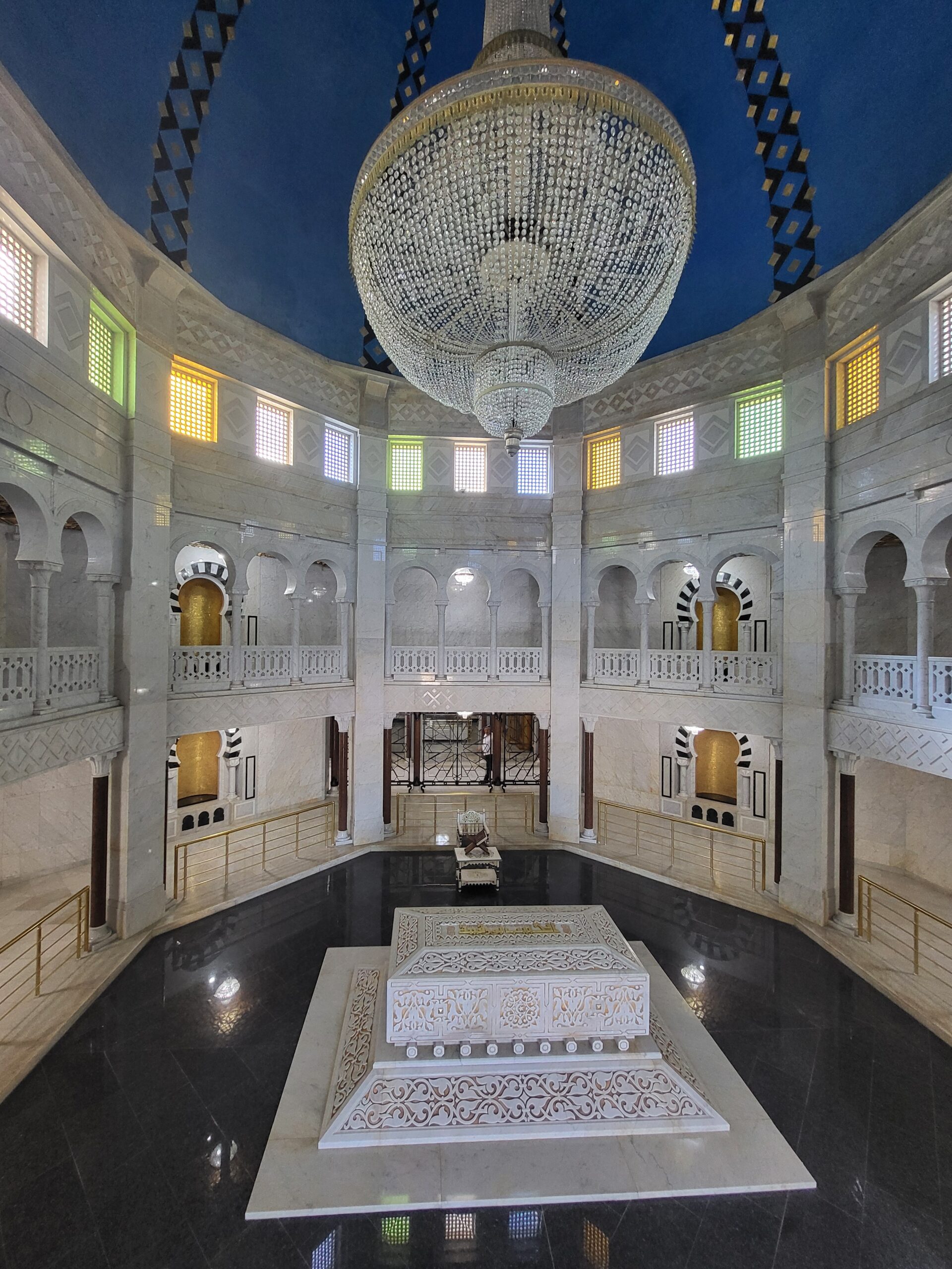 Inside the Bourguiba Mausoleum, Monastir Inside Bourguiba Mausoleum